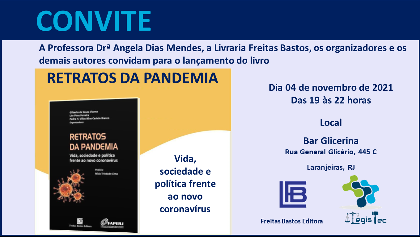  Convite Lançamento Livro Retratos da Pandemia